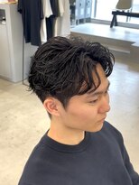 テンション(tension)&nbsp;メンズカットフェザーパーマニュアンスパーマ眉毛カット札幌大通