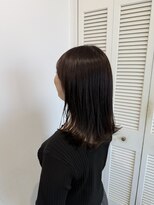 アドラーブル 万代店 (adorable)&nbsp;春カラー×透明感暗髪ラベンダーブラウン小顔レイヤーカット