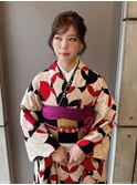 お着物ヘアセット