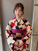 オブヘアージユウガオカ(Of HAIR Jiyugaoka) お着物ヘアセット
