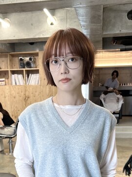 ナヌーク ダイカンヤマ(nanuk daikanyama) 柔らかいオレンジカラー×ショートヘア