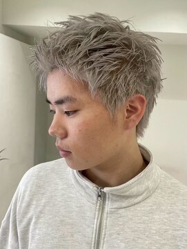 ゴカン バイ ジル ブラン 名古屋(Gokan by JIL BLAN) メンズパーマ曲がる縮毛矯正ハイライトショートカット20代30代40