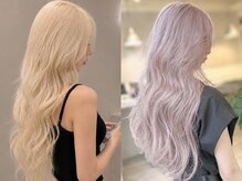 【圧倒的透明感×洗練レイヤー】エッジの効いた最旬ハイトーンと極上の髪質改善で、誰もが目を奪われる髪へ