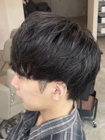 ブルニール 中崎町(BLEUNIR) シャドウパーマ ツイストスパイラル 無造作 ナチュラル