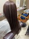 アルモニー ヘアー(Harmonie Hair)の写真/強いクセも理論に基づいた技術で解決◎トステア配合の髪質改善ストレートで、ダメージを抑え柔らかな質感へ