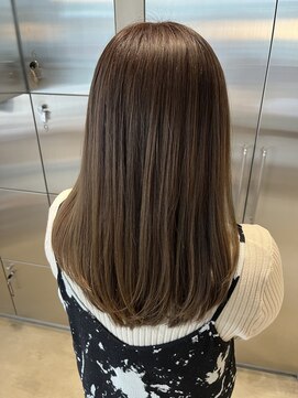 オーガニック リブ 川越(organic+live) ブリーチなしカラーで艶カラー夏ヘア小顔レイヤー