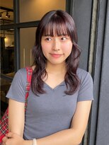 ニュートライズ(NEUTRIZE) 透明感ラベンダーカラー×ミディアムウェーブ