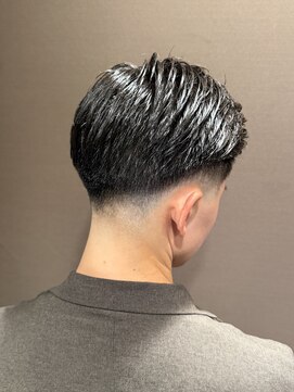 ヒロギンザ 六本木店(HIRO GINZA) ロースキンフェード＋クラシック七三バック