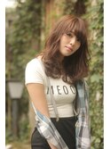 アンティーク☆小顔美髪ミディーアッシュベージュ