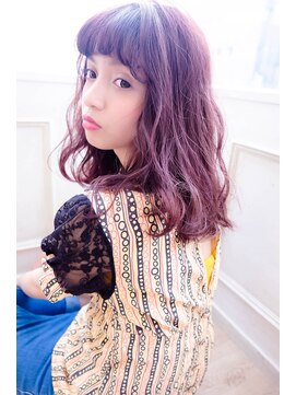 ランプ ヘアー(lamp hair) 【lamp hair】外国人風/シフォンウェーブ/ラベンダーアッシュ/