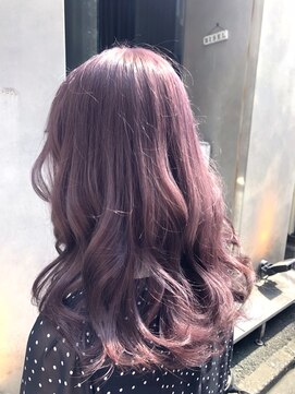 リゼル ユア 渋谷(RISEL YUA) パープルアッシュのガーリー秋ヘアー