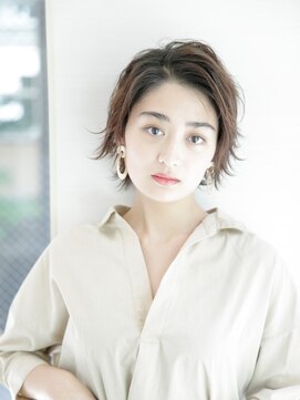 アフロディーテ 銀座(APHRODITE GINZA) 黒髪/グレーベージュ/レイヤーロング/前髪パーマ/銀座