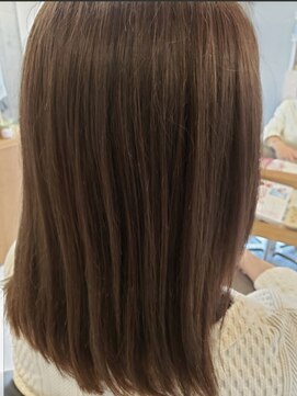 アルベリーヘアーアンドスパ 掛川中央店(ALBELY hair&spa) ハイライト×赤み消しカラー