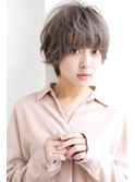 【Rose/六甲道】外国人風パールグレージュ＿ノーブルショート