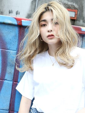 テトテ 三宮店(Tetote) 【tetote神戸三宮】外国人風ブロンド×センター分け