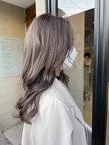 ヘアー アイス ルーチェ(HAIR ICI LUCE) ブリーチ☆ グレージュ 韓国風カラー 担当山中