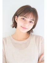 ガリカ 博多(Gallica)&nbsp;☆ グレージュ ＆ 毛束感 ☆ 外ハネ小顔ボブ ♪