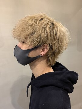 ラテ 伊勢崎(LATTE) クセ活かしパーマ風スタイル