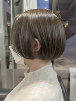 スエシカ(hair&foliage suecica)&nbsp;ナチュラルハイライト　丸みボブ