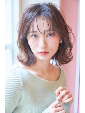 グランアヴェダ(GRAN AVEDA) ウェーブミディヘア