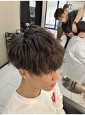 アイロン風スパイラルパーマ ツイストスパイラルダウンパーマ