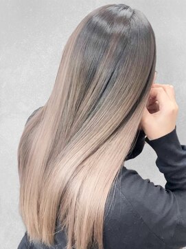 ディーバ 藤沢(D.I.E.V.A) 20代30代40代髪質改善ロングレイヤーミルクティーバレイヤージュ