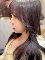 ルームバイシー 新宿(Loom. by Sea)&nbsp;韓国風前髪×レイヤーカット【髪質改善/新宿/レイヤーカット】