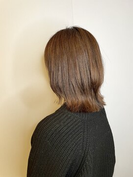 ブロッサム 東久留米店(Blossom) 大人可愛いダブルカラーパープルブラックミニウルフ丸みショート