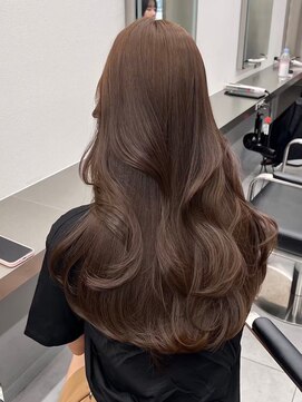 ノイズオオサカ 梅田店(NOISM OSAKA) アッシュブラウンレイヤーカット20代30代40代大人可愛い美髪艶髪