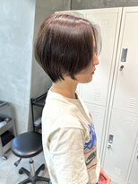 ミィ 浦和(mee)&nbsp;デザインカラー/レイヤーカット/ウェットヘア/オリーブベージュ