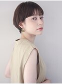 30代　マッシュショート　ショート　ショートカット　青山　小顔