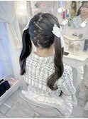 編みこみツイン
