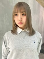 アイティー バイ アルバム 浦和店(IT by ALBUM)&nbsp;くすみベージュオリーブカラー秋色透明感カラー_ba501611