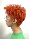 スパイキーショート×オレンジ