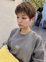 オウル(Owll)&nbsp;【Owll】石田学史刈り上げショート20代30代40代オリーブベージュ