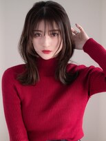 サードバイローラン(THiRD by ROULAND)&nbsp;ホワイトブロンド外ハネボブワイドバング