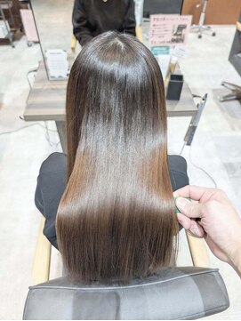 アヴァンス 和泉中央店(AVANCE) 髪質改善ストレート×透明感ベージュ