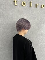 トイロ(toiro.)&nbsp;乾かすだけでまとまるショート×ハイトーンカラー