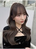 ☆韓国くびれヘア 透明感ショコラグレージュカラー☆