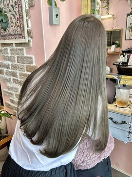 ヤード 藤沢(YARD) オリーブグレージュ×艶カラー【藤沢駅/藤沢】