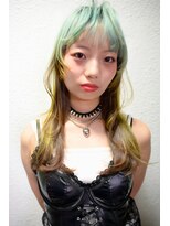 キジ(KIJI) フェイスレイヤー/ステップカット/ワイドバング/デザインカラー