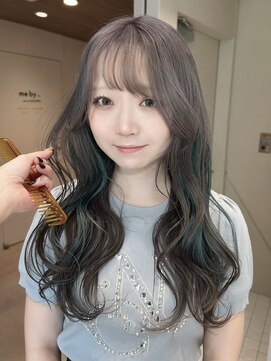 ホロ 渋谷(hollo) イヤリングカラー/インナーカラー/グレージュ