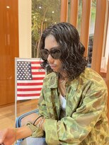 ミュウ(MIU)&nbsp;大人の色気ロン毛パーマ