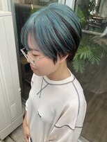 ジェスター(JESTER)&nbsp;〈atsuno〉エメラルドグリーンのアンブレラカラー