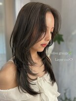 クム(kumu)&nbsp;韓国へア/レイヤー/顔周り/ボブ/透明感カラー