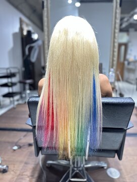 アモル 高田馬場店(Amor) #プルエクステ #ケアブリーチ #ハイトーンカラー #高田馬場