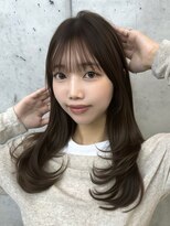 ビューブルー 亀戸錦糸町(VIEW BLUE)&nbsp;【顔周りレイヤー】黒髪カタログ/クラゲヘアー/小顔に見せるヘア