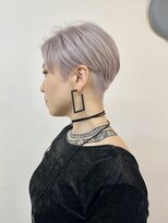 セルン(cerne) ベリーショート大人ショート刈り上げツーブロックハイライト30代