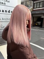 ヴィア 京都烏丸(Via)&nbsp;ホワイトピンク/ケアブリーチ/ダブルカラー/ハイトーン