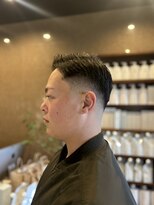 宮崎理容院&nbsp;ブルーブラック&スキンフェード73